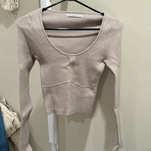 Abercrombie & Fitch XS tan sweater